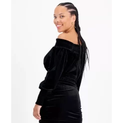 Deals 😉 Bar III Chiffon Fit & Flare 👗 Dress, Created For Macy's Deep Black ⭐ -Cheap Bar III Store unnamed file 101