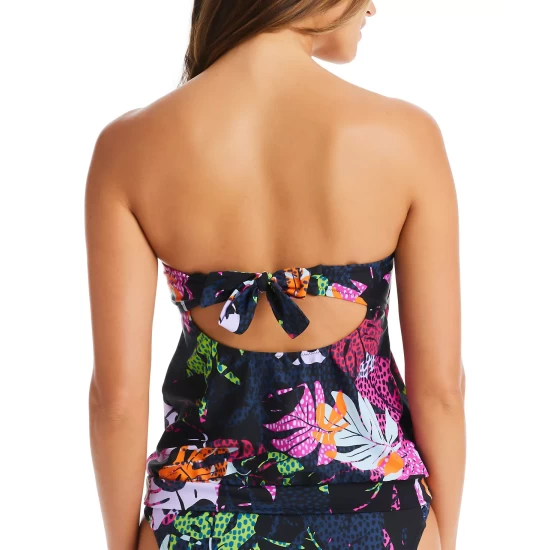 Cheapest 😀 Bar III 👩 Women's Paradise Palms Convertible Tropical-Print Tankini Top, Created For Macy's Multi ✔️ 3 Cheapest 😀 Bar III 👩 Women's Paradise Palms Convertible Tropical-Print Tankini Top, Created For Macy's Multi ✔️ - Image 3