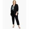 Buy 🌟 Bar III Plus Size Open-Front Blazer, Created For Macy's Black ✨