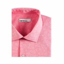 Budget 🌟 Bar III Men's Slim Flit Floral Stretch 👗 Dress 👚 Shirt, Created For Macy's Bright Pink 😉 -Cheap Bar III Store unnamed file 1133