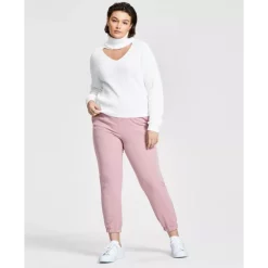 Promo 🎉 Bar III 👩 Women's Caviar Sparkle Flared-Leg Pull-On Pants, Created For Macy's Cherry On Top 🔔 -Cheap Bar III Store unnamed file 114