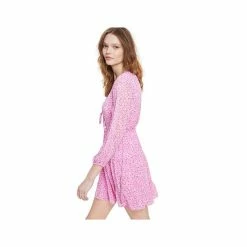 Best Pirce 🥰 Bar III 👩 Women's Polka-Dot O-Ring 👗 Dress, Created For Macy's Havan Pink Combo ✨ -Cheap Bar III Store unnamed file 1194