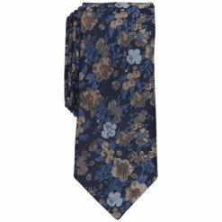 Cheap 👍 Bar III Men's Lisbon Floral-Print Tie, Created For Macy's L Taupe 🧨