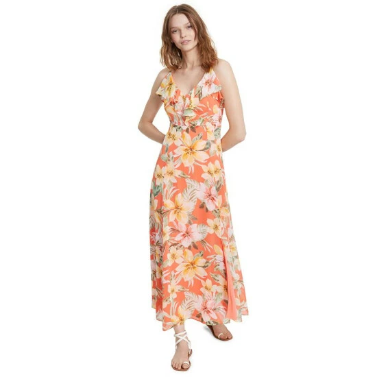 Cheap ๐ฅ Bar III ๐ฉ Women's Floral-Print Ruffled Maxi ๐ Dress, Created For Macy's Coral Fusion Combo ๐ 1 Cheap ๐ฅ Bar III ๐ฉ Women's Floral-Print Ruffled Maxi ๐ Dress, Created For Macy's Coral Fusion Combo ๐