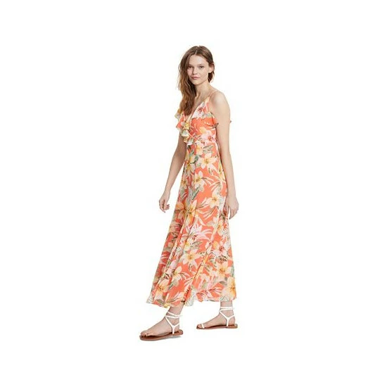 Cheap ๐ฅ Bar III ๐ฉ Women's Floral-Print Ruffled Maxi ๐ Dress, Created For Macy's Coral Fusion Combo ๐ 3 Cheap ๐ฅ Bar III ๐ฉ Women's Floral-Print Ruffled Maxi ๐ Dress, Created For Macy's Coral Fusion Combo ๐ - Image 3