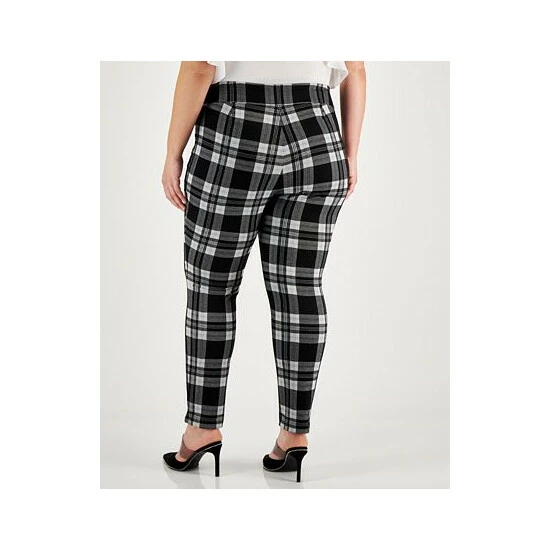 Hot Sale π Bar III Plus Size Plaid Leggings, Created For Macy's Bristolplaid Re 𧨠2 Hot Sale π Bar III Plus Size Plaid Leggings, Created For Macy's Bristolplaid Re 𧨠- Image 2