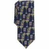 New ⌛ Bar III Men's Norvelle Drink-Print Tie, Created For Macy's Navy 🥰