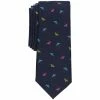 Flash Sale 🛒 Bar III Men's Skinny Cocktail Umbrellas Tie, Created For Macy's Navy ⌛