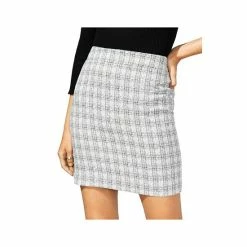 Budget 🥰 Bar III 👩 Women's Tweed Pencil 👗 Skirt, Created For Macy's Bar White Combo 🥰 -Cheap Bar III Store unnamed file 1360