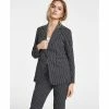 Best Sale 🔥 Bar III 👩 Women's Patterned Jacquard One-Button Blazer, Created For Macy's Black Combo 🧨