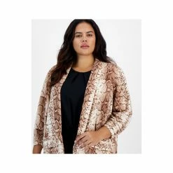 Top 10 🎁 Bar III Plus Size Python-Print Open-Front Boyfriend Blazer, Created For Macy's Snake Python ⌛ -Cheap Bar III Store unnamed file 1384