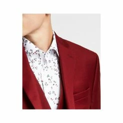Budget 👍 Bar III Men's Slim-Fit Red Solid Suit Jacket, Created For Macy's 😀 -Cheap Bar III Store unnamed file 1396