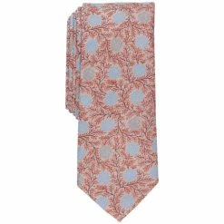 Best deal 💯 Bar III Men's Wiles Floral Tie, Created For Macy's Cognac ⌛