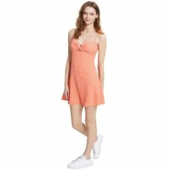Promo 🛒 Bar III 👩 Women's Polka-Dot O-Ring 👗 Dress, Created For Macy's Coral Fusion Combo ⌛