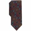 Best Pirce ⌛ Bar III Men's Tapete Abstract Tie, Created For Macy's Red 🌟