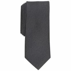 Cheapest 🌟 Bar III Men's Lark Solid Tie, Created For Macy's Charcoal 🤩