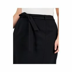 Top 10 🔥 Bar III Plus Size Tie-Waist 👗 Skirt, Created For Macy's Black 😀 -Cheap Bar III Store unnamed file 1525