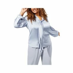 Best reviews of 💯 Bar III Plus Size Bow-Tie Cinched-Sleeve Blouse, Created For Macy's Moonstone 😀 -Cheap Bar III Store unnamed file 1588