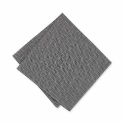 Best Sale ✨ Bar III Men's Cambridge Plaid Pocket Square, Created For Macy's Burgundy ⭐