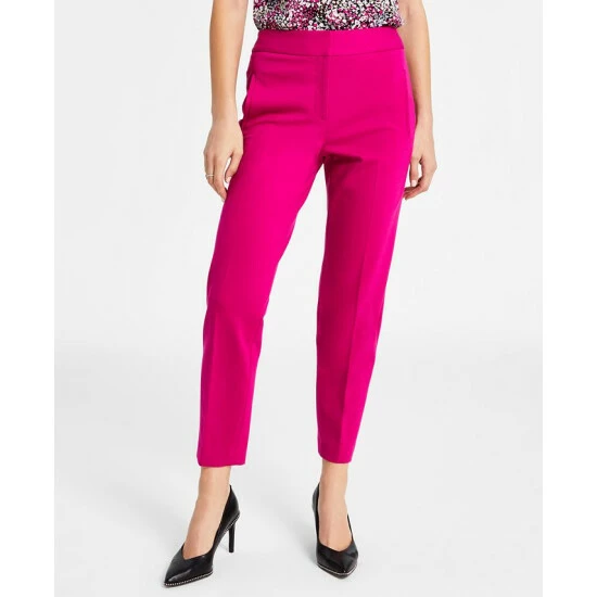 Best deal โญ Bar III ๐ฉ Women's Straight Leg High-Rise Ankle Pants, Created For Macy's Jazz Berry ๐คฉ 1 Best deal โญ Bar III ๐ฉ Women's Straight Leg High-Rise Ankle Pants, Created For Macy's Jazz Berry ๐คฉ