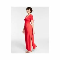 New 👏 Bar III Smocked-Waist Maxi 👗 Dress, Created For Macy's Watermln Punch 👍 -Cheap Bar III Store unnamed file 1647