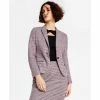 Wholesale ✨ Bar III 👩 Women's Single-Button Long Sleeve Blazer, Created For Macy's Jazz Berry 😉