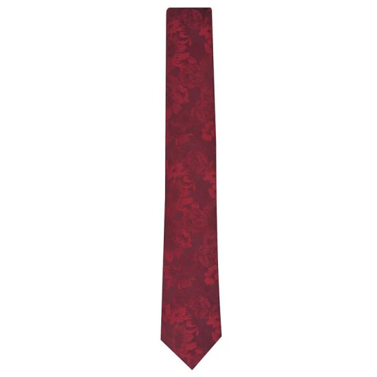 Budget ๐ฏ Bar III Men's Glacier Skinny Floral Tie, Created For Macy's Burgundy ๐ฅฐ 2 Budget ๐ฏ Bar III Men's Glacier Skinny Floral Tie, Created For Macy's Burgundy ๐ฅฐ - Image 2