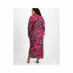 New 🥰 Bar III Plus Size Printed Slit-Front Pull-On Midi 👗 Skirt, Created For Macy's Shadow Shine 🧨 -Cheap Bar III Store unnamed file 1768