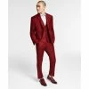 Cheap 😉 Bar III Men's Slim-Fit Red Solid Vested Suit Separates, Created For Macy's 🧨