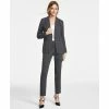 Hot Sale 😉 Bar III 👩 Women's One-Button Blazer, Square Neck Sweater & Ankle Pants, Created For Macy's Black Combo 🔥