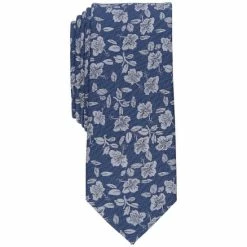 Wholesale 🔥 Bar III Men's Febus Floral Tie, Created For Macy's Blue 👍