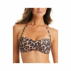 Cheap 🛒 Bar III 👩 Women's Convertible Cheetah-Print Bandeau 👙 Bikini Top, Created For Macy's Natural ❤️ -Cheap Bar III Store unnamed file 1818