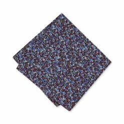Flash Sale 👏 Bar III Men's Dandy Floral Pocket Square, Created For Macy's Burgundy 😍