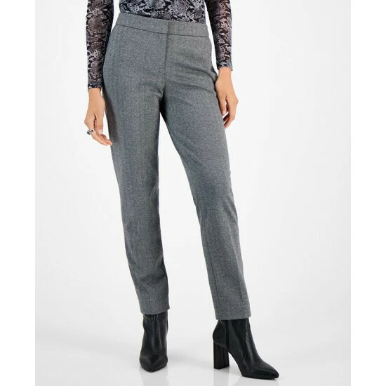 Promo π Bar III π© Women's Shimmer Herringbone Straight-Leg Ankle Pants, Created For Macy's Silver Combo π 1 Promo π Bar III π© Women's Shimmer Herringbone Straight-Leg Ankle Pants, Created For Macy's Silver Combo π