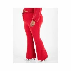 New ✨ Bar III Plus Size Embellished Flared Pull-On Pants, Created For Macy's Deep Black 🔔 -Cheap Bar III Store unnamed file 1873