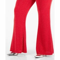 New ✨ Bar III Plus Size Embellished Flared Pull-On Pants, Created For Macy's Deep Black 🔔 -Cheap Bar III Store unnamed file 1874