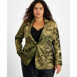 Budget ๐ Bar III Plus Size Metallic Notched Collar One-Button Jacket, Created For Macy's Pine Mist/gold ๐ 8 Budget ๐ Bar III Plus Size Metallic Notched Collar One-Button Jacket, Created For Macy's Pine Mist/gold ๐ -Cheap Bar III Store unnamed file 1894
