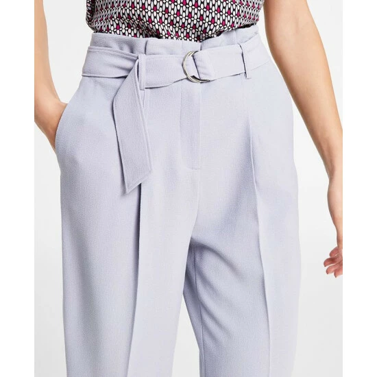Best reviews of ๐ Bar III ๐ฉ Women's Belted Textured Crepe Pants, Created For Macy's Moonstone ๐ฅ 4 Best reviews of ๐ Bar III ๐ฉ Women's Belted Textured Crepe Pants, Created For Macy's Moonstone ๐ฅ - Image 4