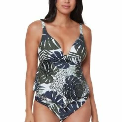 Flash Sale ✨ Bar III Moody Tropics Hanky Tankini Top, Created For Macy's Multi ❤️
