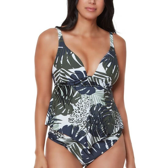 Flash Sale ✨ Bar III Moody Tropics Hanky Tankini Top, Created For Macy's Multi ❤️ 1 Flash Sale ✨ Bar III Moody Tropics Hanky Tankini Top, Created For Macy's Multi ❤️