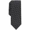 Brand new 🥰 Bar III Men's Percy Skinny Neat Tie, Created For Macy's Grey 👍