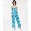 Top 10 🔔 Bar III 👩 Women's Printed V-Neck Jumpsuit, Created For Macy's Deep Aqua Combo ✨