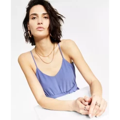 Hot Sale 🎁 Bar III Knit-Crepe Ruched-Sleeve Blazer, XXS-4X, Created For Macy's Deep Black ⭐ -Cheap Bar III Store unnamed file 198