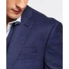 Best deal 😀 Bar III Men's Slim-Fit Wool Suit Jacket, Created For Macy's Navy Plaid 🥰