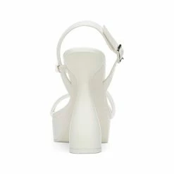 Cheap 🛒 Bar III 👩 Women's Scarlett Platform 👠 Heels, Created For Macy's White Smooth 👏 -Cheap Bar III Store unnamed file 2013