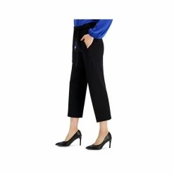 Brand new 😉 Bar III Tie Front Capris Pants, Created For Macy's Bar Navy 👍 -Cheap Bar III Store unnamed file 2049