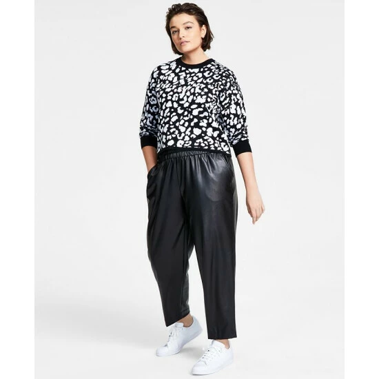 Cheapest ๐ Bar III ๐ฉ Women's Cheetah Jacquard Sweater, Created For Macy's Leopard Lux Bl ๐ 1 Cheapest ๐ Bar III ๐ฉ Women's Cheetah Jacquard Sweater, Created For Macy's Leopard Lux Bl ๐