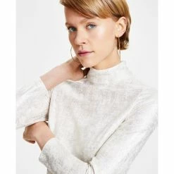 Best reviews of ⭐ Bar III 👩 Women's Metallic Mock-Turtleneck Sheath 👗 Dress, Created For Macy's Bar White/gold 💯 -Cheap Bar III Store unnamed file 2087