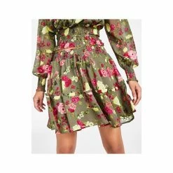 Outlet 👏 Bar III 👩 Women's Printed A-Line 👗 Skirt, Created For Macy's Reanna Rose C 💯 -Cheap Bar III Store unnamed file 2090