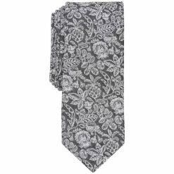 Promo 🌟 Bar III Men's Wiles Skinny Floral Tie, Created For Macy's Red 🌟